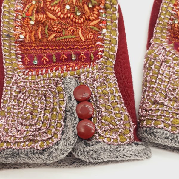 Gants bordeaux – Image 3