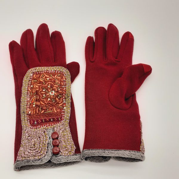 Gants bordeaux – Image 4