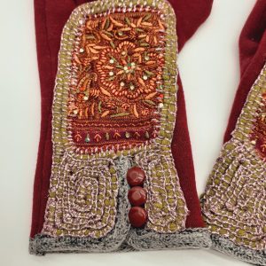 Gants bordeaux