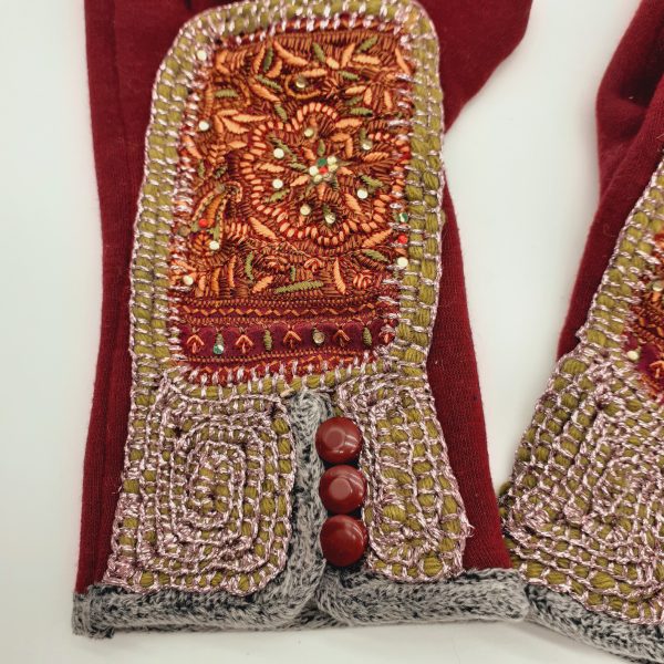 Gants bordeaux