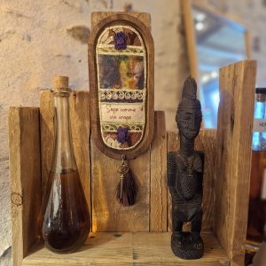 Porte clé mural décoratif visage