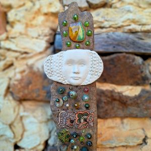 Bois de protection mousse verte