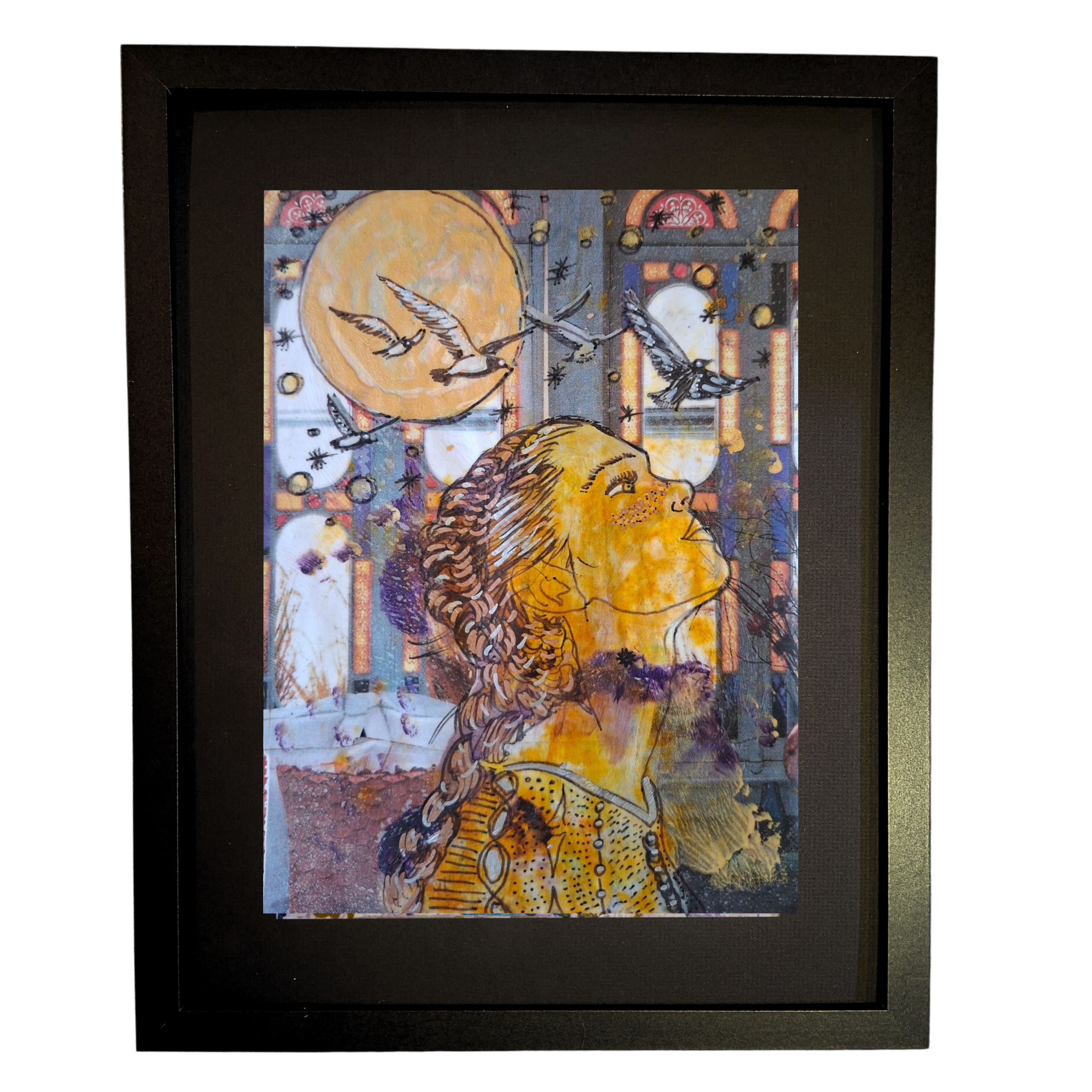 Tableau encadré "Se tourner vers la lumière" – Image 2